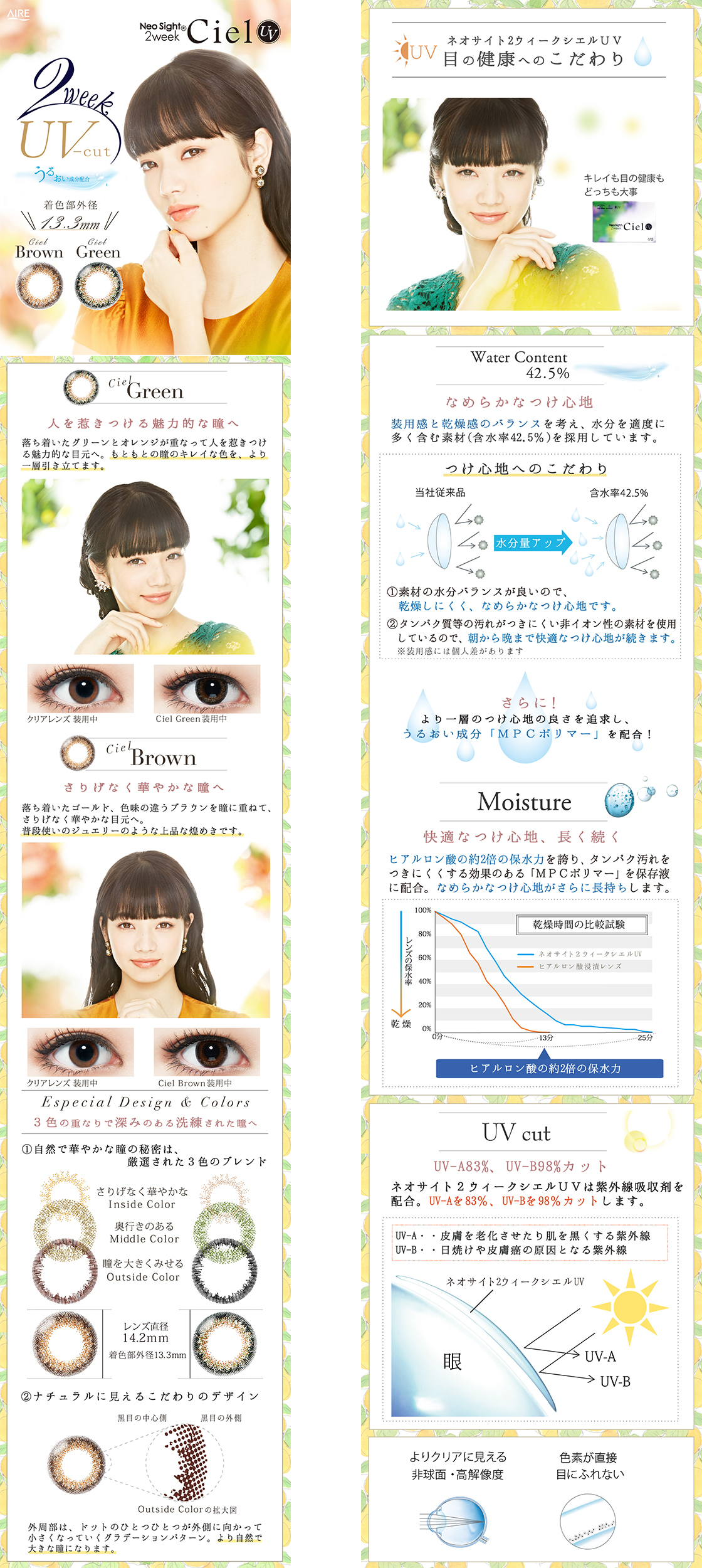 ネオサイト 2ウィーク シエル UV